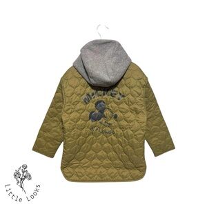 🐭 Zara Disney Kids Mickey Mouse Quilted Jacket size 3-4 Years